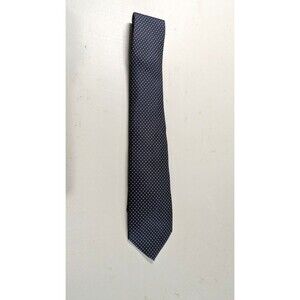 GiacomoMen's Milano Navy Blue Polk A Dot Silk Tie